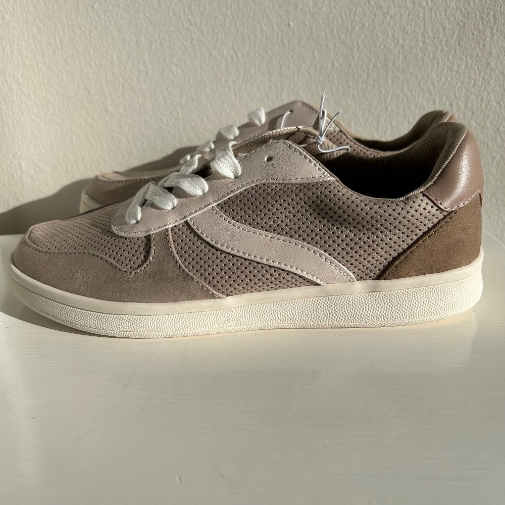 Soft-Brushed Faux-Suede Sneakers